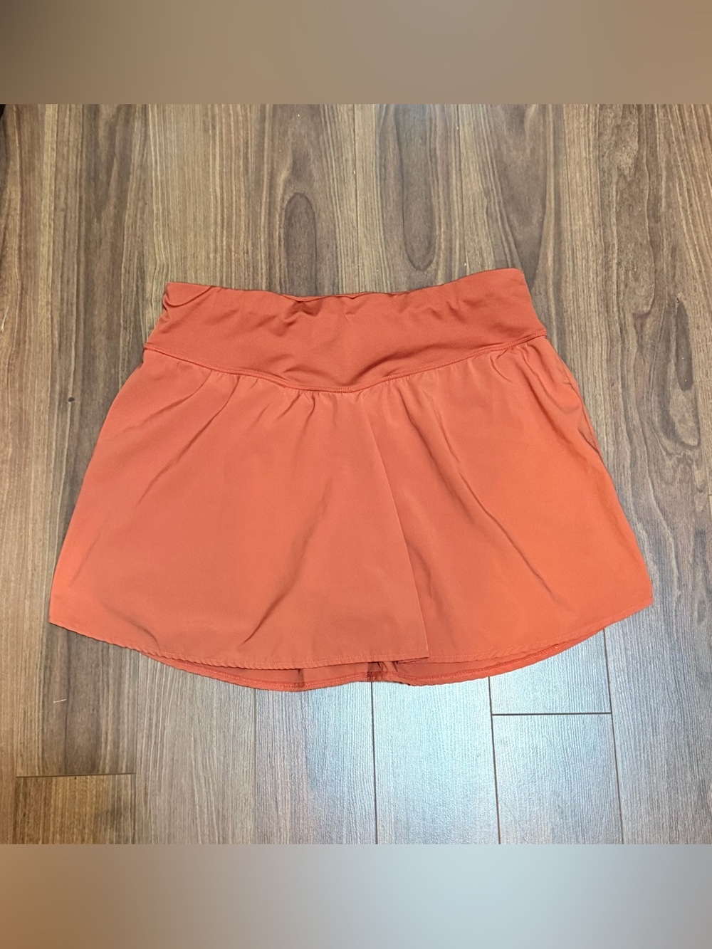 Active USA Coral-Orange Circle Skort